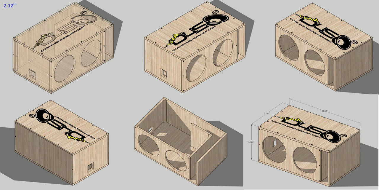 down4sound-pro-fab-birch-flat-pack-2-12-2-12-sub-box-diy-dual-12-inch-ported-subwoofer-enclosure-box